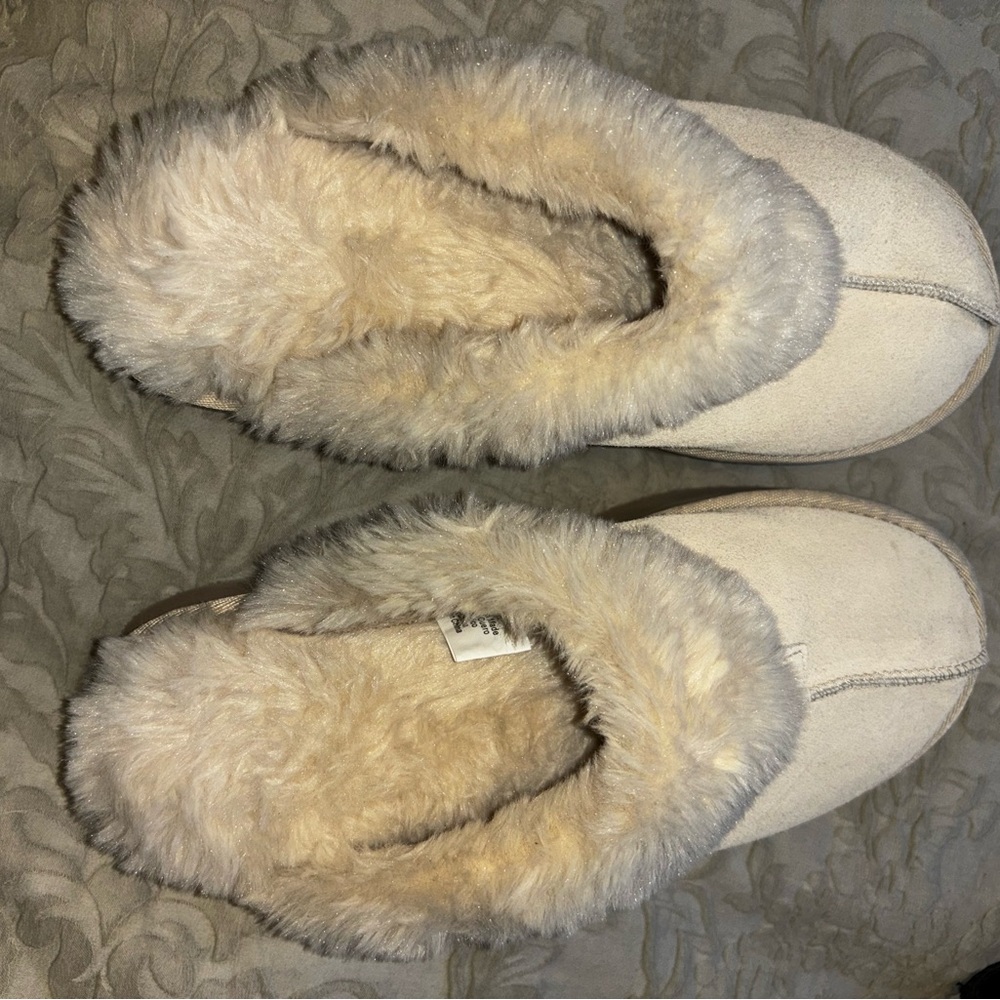 Furry slippers